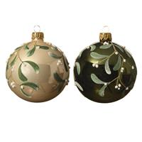Kaemingk Painted Mistletoe Bauble