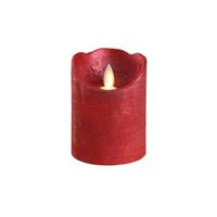 Kaemingk LED Waving Candle, Small, Christmas Red & Warm White