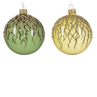 Kaemingk Ballotine Bottom Bauble , Pistachio