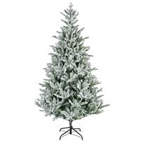 Kaemingk Everlands Allison Pine Artificial Snowy Christmas Tree, 7ft