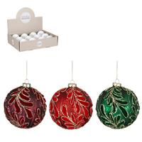 Edelman Glass Leaves Bauble