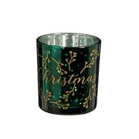 Edelman Christmas Tealight Holder, Green