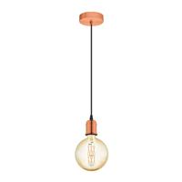 Eglo Yorth Ceiling Pendant Light, Copper