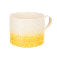 Kitchen Pantry Honeycomb Mug, 350ml, Yellow
