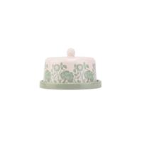 William Morris At Home Kitchen Garden Butter Dish, Green
