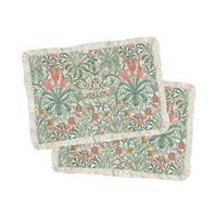 William Morris At Home Kitchen Garden So2 Placemats, Set Of 2, Green