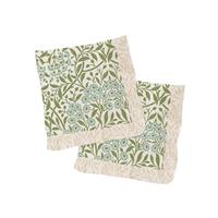 William Morris At Home Kitchen Garden So2 Napkins Set, Set Of 2, Multi