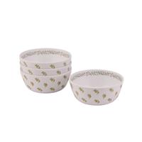 William Morris At Home Fruit Melamine Cereal Bowls, Set of 4, Green