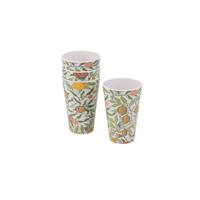 William Morris At Home Fruit Melamine Tumblers, Set of 4, Green
