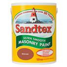 Sandtex Smooth Masonry Paint, 5L, Brick Red