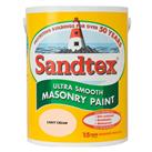 Sandtex Smooth Masonry Paint, 5L, Light Cream