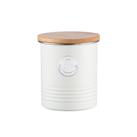 Typhoon Living Coffee Storage Jar, 1 Litre, Cream