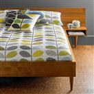Orla Kiely Scribble Stem Housewife Pillowcase Pair, Seagrass