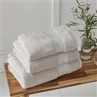 Laura Ashley Luxury Embroidered Bath Towel, Dove Grey