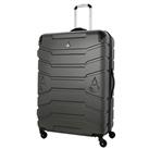 Aerolite Self Weighing 4 Wheel Suitcase 57cm x 30cm x 81.5cm, Charcoal
