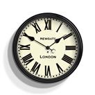 Newgate Battersby Wall Clock, 50cm, Black