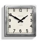 Newgate Quad Wall Clock, 40cm, Chrome