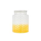 Kitchen Pantry Honeycomb Storage Canister, Small, Yellow