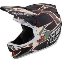 Troy Lee Designs D4 Composite Full Face MIPS MTB Helmet Matrix Camo Army Green