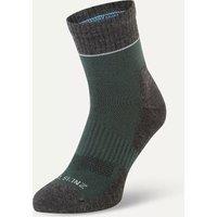 SealSkinz Morston Solo QuickDry Ankle Length Sock Olive/Grey Marl