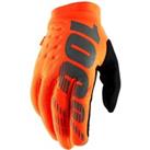 100 Percent Brisker Gloves Fluo Orange