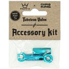 Peatys x Chris King Tubeless Valve Accessory Kit Turquoise