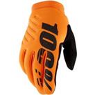 100 Percent Brisker Cold Weather MTB Gloves Fluo Orange
