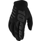 100 Percent Brisker Cold Weather MTB Gloves Black/Grey