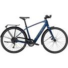Trek FX+ 2 Electric Hyrbrid Bike 2023 Satin Mulsanne Blue