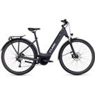 Cube Touring Hybrid One 500 Easy Entry Electric Bike 2023 Grey/White