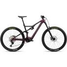 Orbea Rise H10 Electric Mountain Bike 2023 Metallic Mulberry/Black
