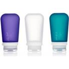 Humangear GoToob+ 3-Pack 100ml Bottles Clear/Purple/Turquoise