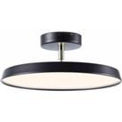 DFTP by Nordlux Kaito Pro 30 LED ceiling light, black, 30 cm