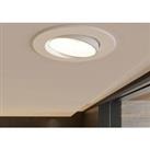 Prios LED recessed light Shima, white, 9W, 3000K, 2pcs, dimmable