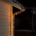 Konstsmide Christmas LED fairy lights outdoor 200-bulb black/amber