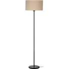 EGLO Feniglia floor lamp, linen lampshade, natural