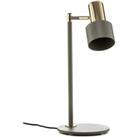 Argon Destin table lamp adjustable green/brass