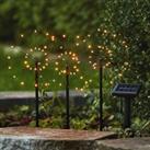 STAR TRADING Firework LED solar light in set with ground spikes