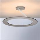 Bopp Stella ceiling lamp 1ring 45cm aluminium/white