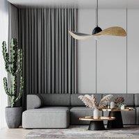 SIGMA Jil pendant light, curved lampshade, black/gold