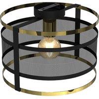 Luminex Lavinia ceiling light, golden rings, 1-bulb