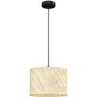 Euluna Jovin pendant light with a rattan shade, 25 cm