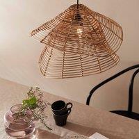 PR Home Olga pendant light made of rattan, 51 cm