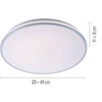 JUST LIGHT. GmbH LED ceiling light Isabell, 49 cm