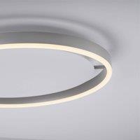 JUST LIGHT. GmbH LED ceiling light Ritus, 39.3cm, aluminium