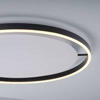 JUST LIGHT. GmbH LED ceiling light Ritus, 58.5cm, anthracite