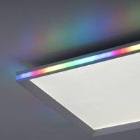 JUST LIGHT. GmbH Galactica LED ceiling light, CCT, RGB 45x45cm