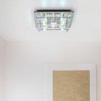 JUST LIGHT. GmbH Kemal 2.0 LED ceiling light, chrome with RGB