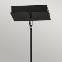 Quintiesse Styx LED hanging light black 3,000K 53.8 x 53.8cm