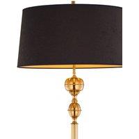 Jupiter Baranio floor lamp with fabric shade